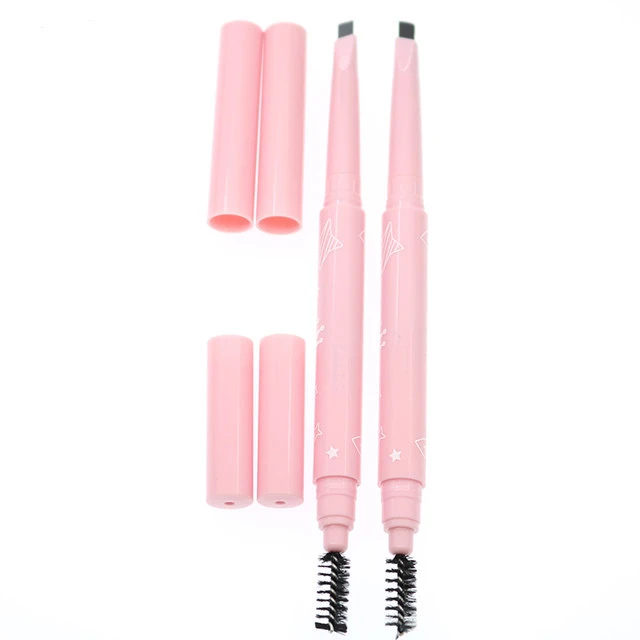 Double Eyebrow Pencil Waterproof And Sweatproof Not Bleaching Lasting Not Blooming Roaring Thrush Artifact 5 Color Optional