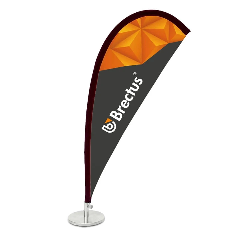Advertising Exhibition Outdoor Event Feather Flag Teardrop Banner Flying Beach Flag Banner