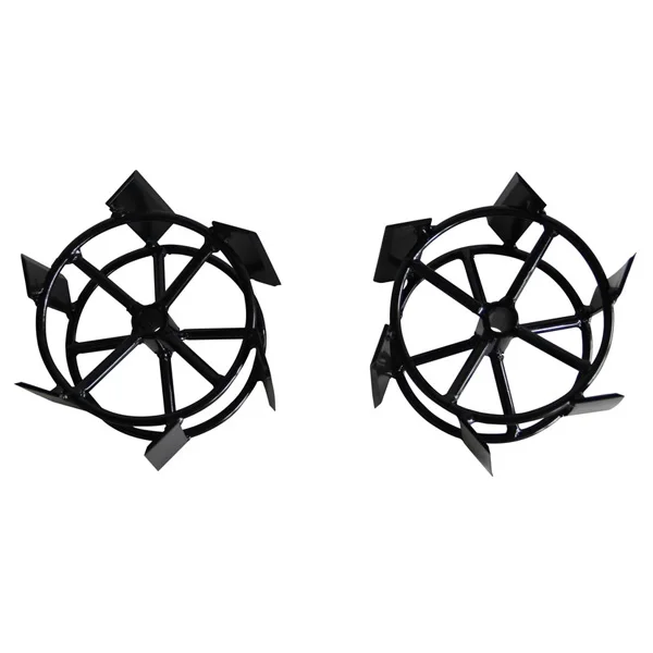 New High quality and cheap  Gasoline power small garden weeding scarifying wheel weeder tiller head,Grass Bush Cutter Blades