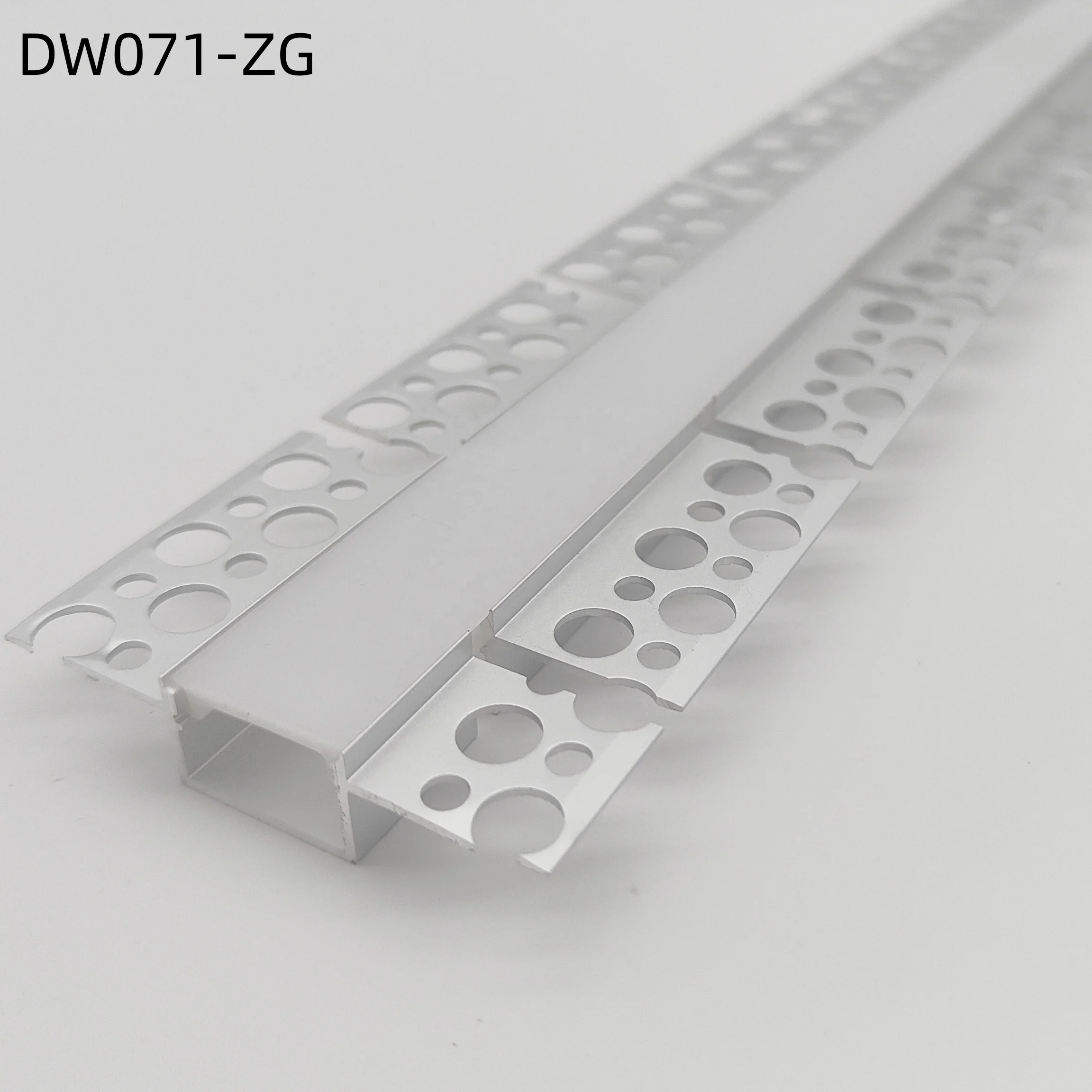 T-образный утопленный в штукатурке алюминиевый экструзионный гибкий профиль для офисного декоративного