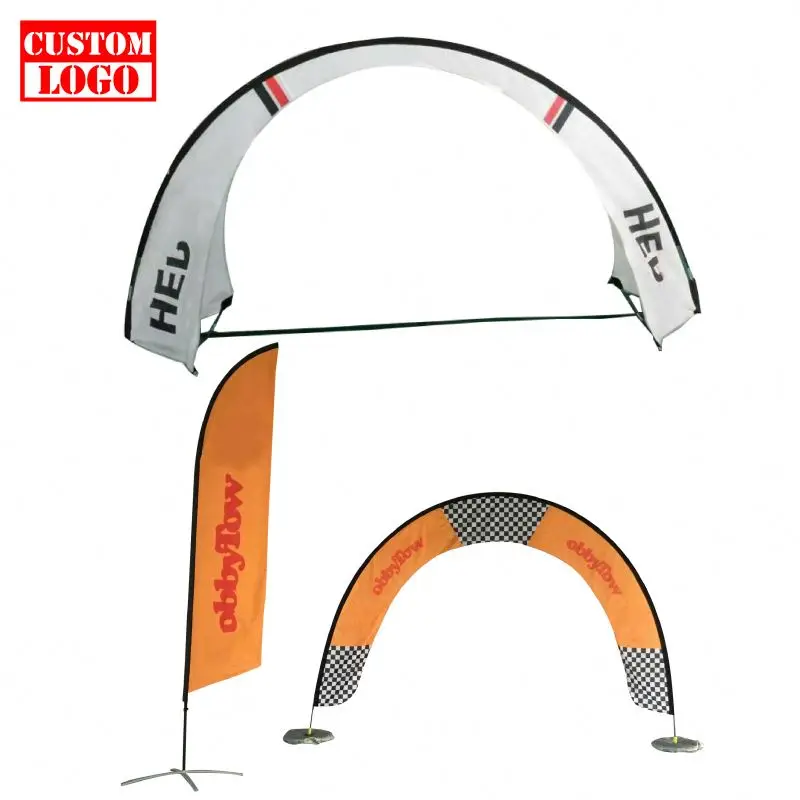 Display Air Arch Ski Race Gate Short Banner Advertising Decoration
