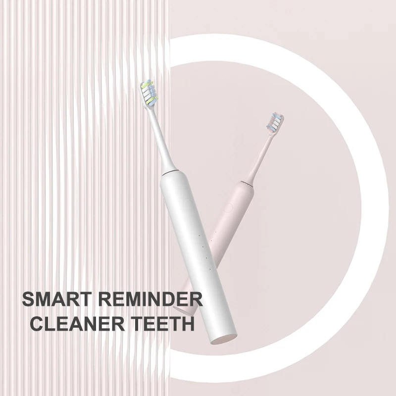 Китайская фабрика Oem портативная зубная щетка с электроприводом 4 вида цветов звуковая электрическая головками для взрослых