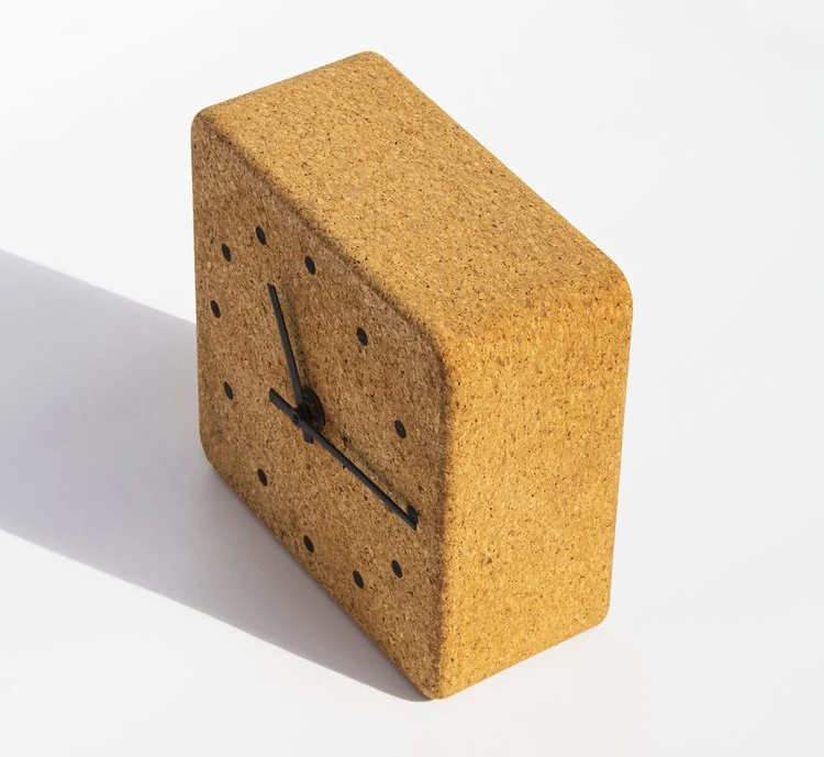 Creative Simple Desktop Kid Alarm Clock Home Decor Square Desk Clock Wooden Table Clock