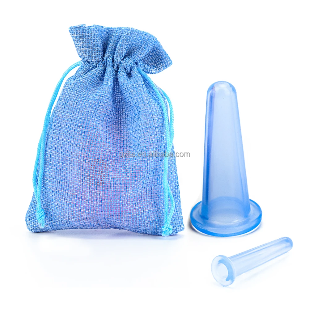 High quality wholesale price strong suction silicone cupping cups face cupping Hijama Cups for face massage