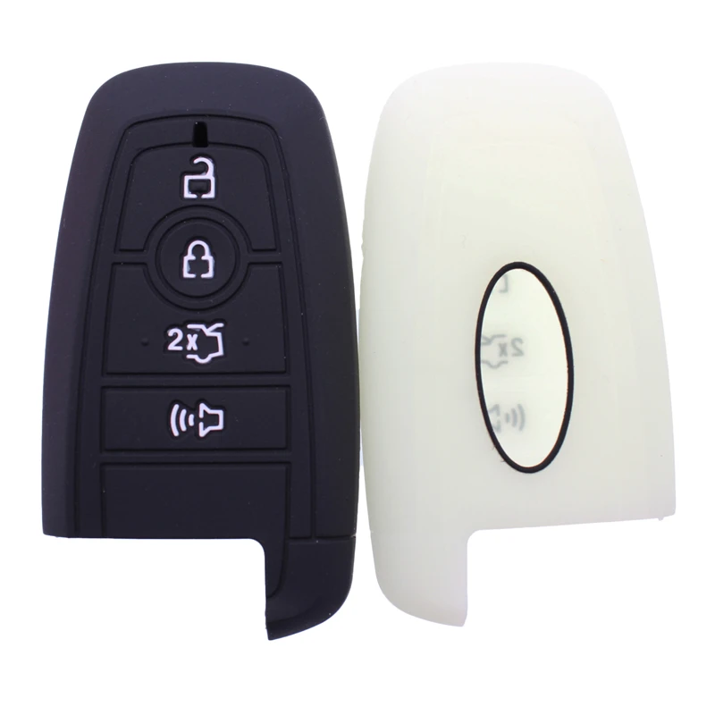 Silicone Remote Key Shell Jacket Car Key Covers For Ford Focus 5 Buttons