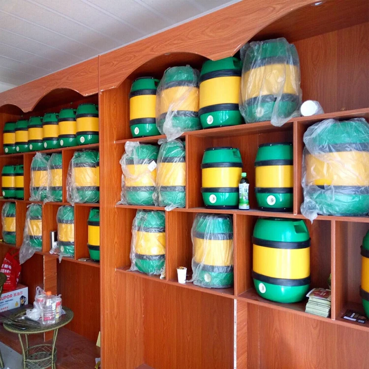 High-Durability Mini Keg Beer Dispens Plastic Keg Beer Containers