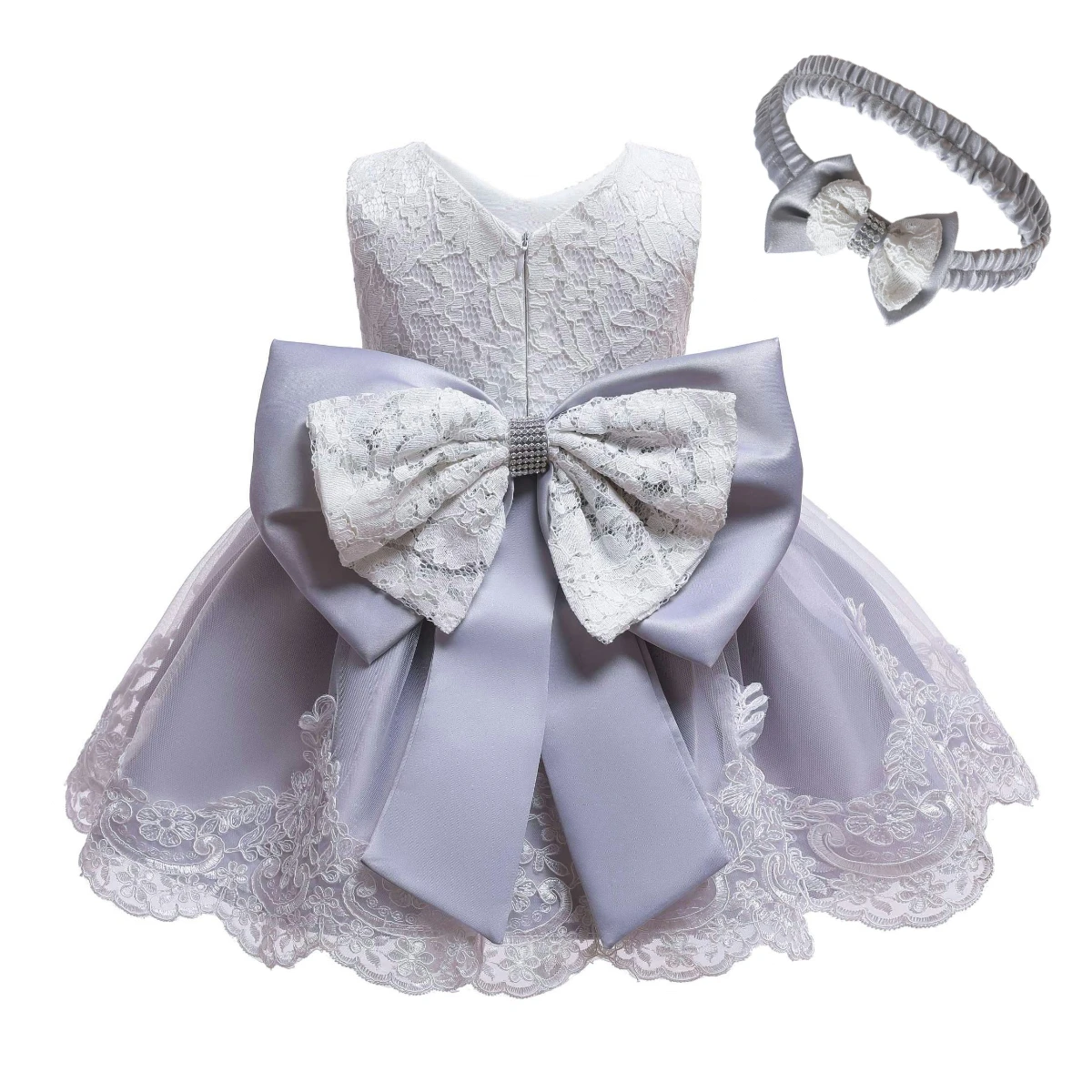 2020 Summer Infant Party Dress Baby Girls Christening Dresses For Girls First Year Birthday Christmas Newborn Clothes B-8348