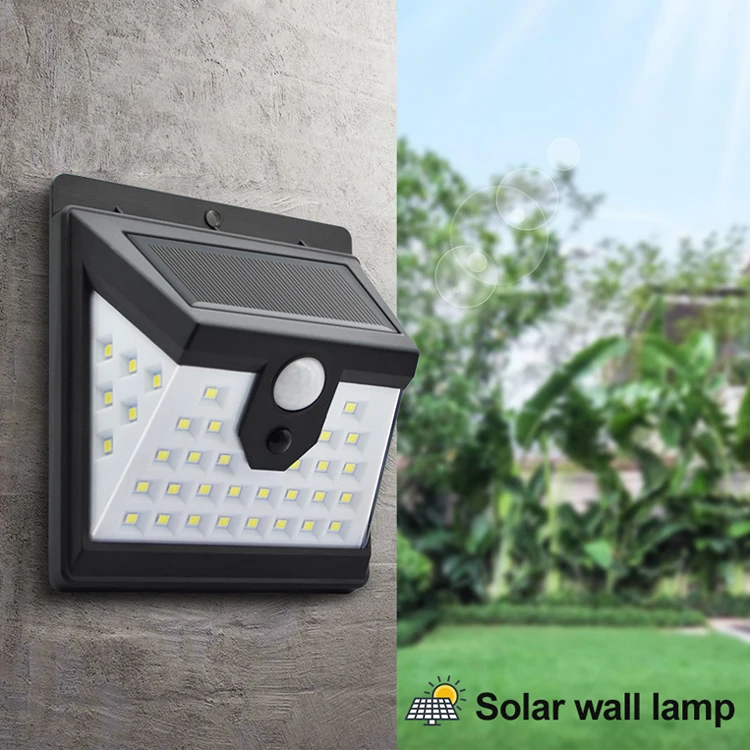 40LED Waterproof Solar Garden Lights Outdoor Competitive Pricing Motion Sensor Security Gate Solar Lamp