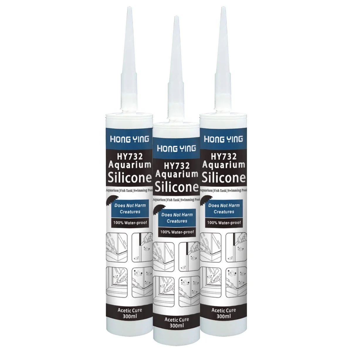 Neutral Waterproof Tile Oxime Silicone Sealant Kitchen Sealing