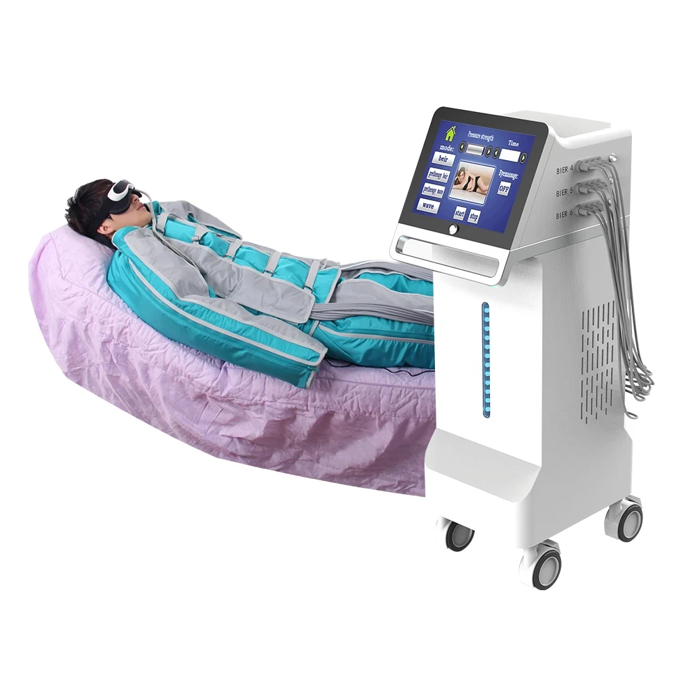 pressotherapy  lymphatic drainage machine 3 in 1 equipment trouser lymph drainage massage machine