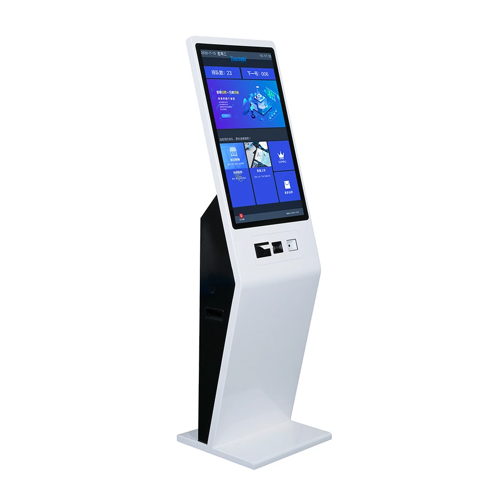 Hot Sales 32 43 Inch All In One Android Window System POS Touch Screen Self Service Kiosk For Store Government Hotel