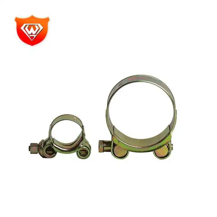 Hot Sale Zinc Plated Double Bolt Hose Clamp