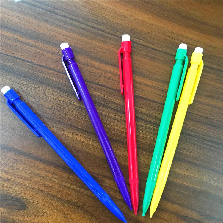 cute asian mechanical pencils 0.5/0.7 mm colored lead pencil for technical drawing