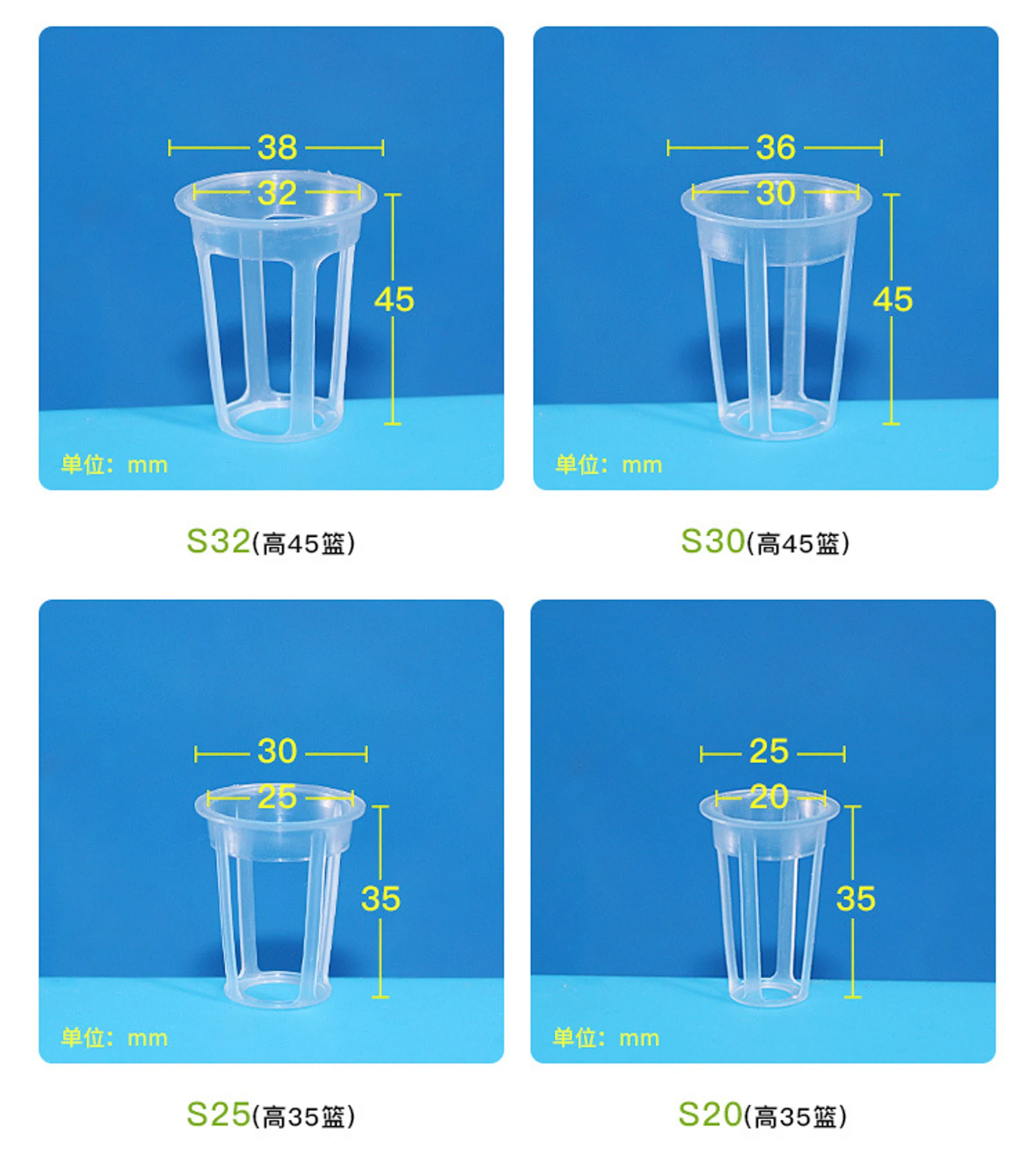 wholesale hydroponic system growing plants mess net pot