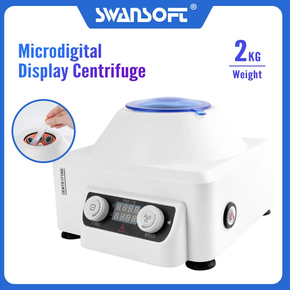 Swansoft 6*20ml PRP Centrifuge Machine with LCD Screen Used in Hospitals Chemical and Biochemical Labs