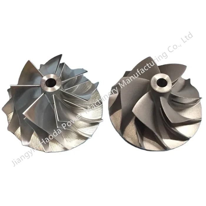 Customized aluminum alloy impeller for new energy vehicle turbochargers, vacuum cleaners, and impellers