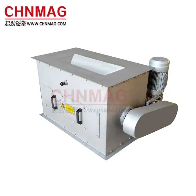 Metal Scrap Separation Bottom Feeding Drum Magnet Separator for Ferrous Metal