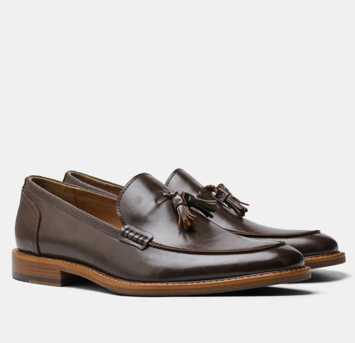 UP-1390J 2023 Summer Men Shoes Tassel Business Durable Formal PU Leather Man Casual Slip on Dress Shoes