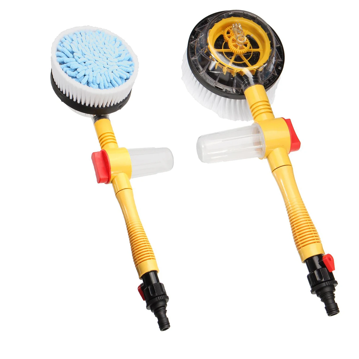 Water-driven Car Washing Mop Clean Tools Rotating Cleaning Brush Automatic Foam Tank Rotating Car Wash Brush