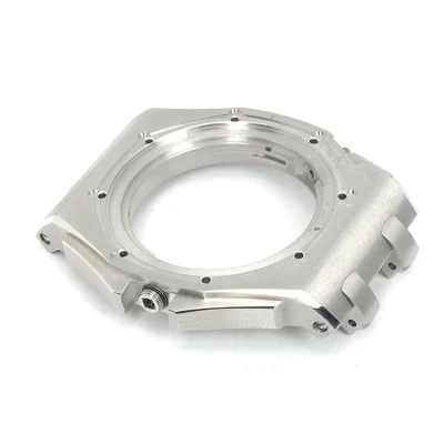 High standard stainless steel 316L custom cnc machining watch dial parts cases for automatic watch