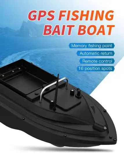 NEWRGY D16 Wireless Dual-motor Fishing Feeder Device RC Fishing Bait Boat 3 Night Lights Intelligent RC Boat 500m