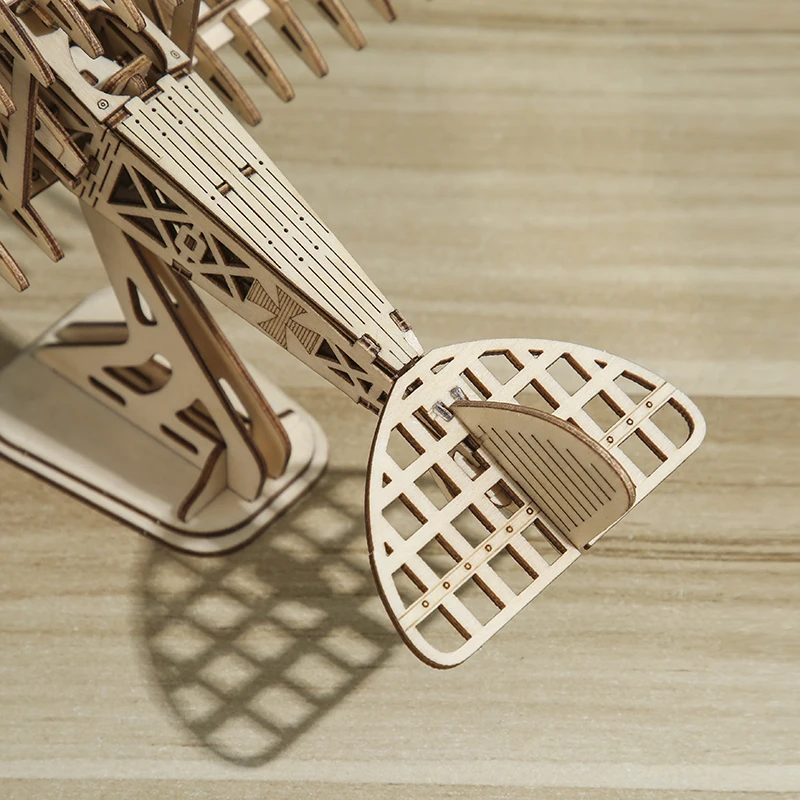 ODM OEM new DIY Wooden model puzzle set wooden Handicraft Toys 105pcs 3d Wooden Airplane Model Puzzle