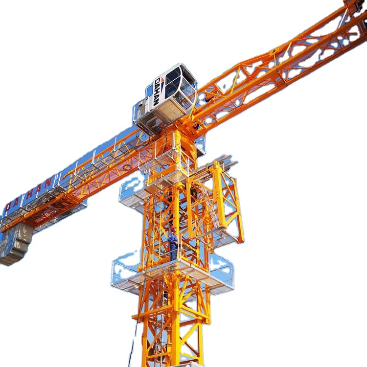 Topless 200m Tower Crane Tower 12t Construction Tower Crane Model