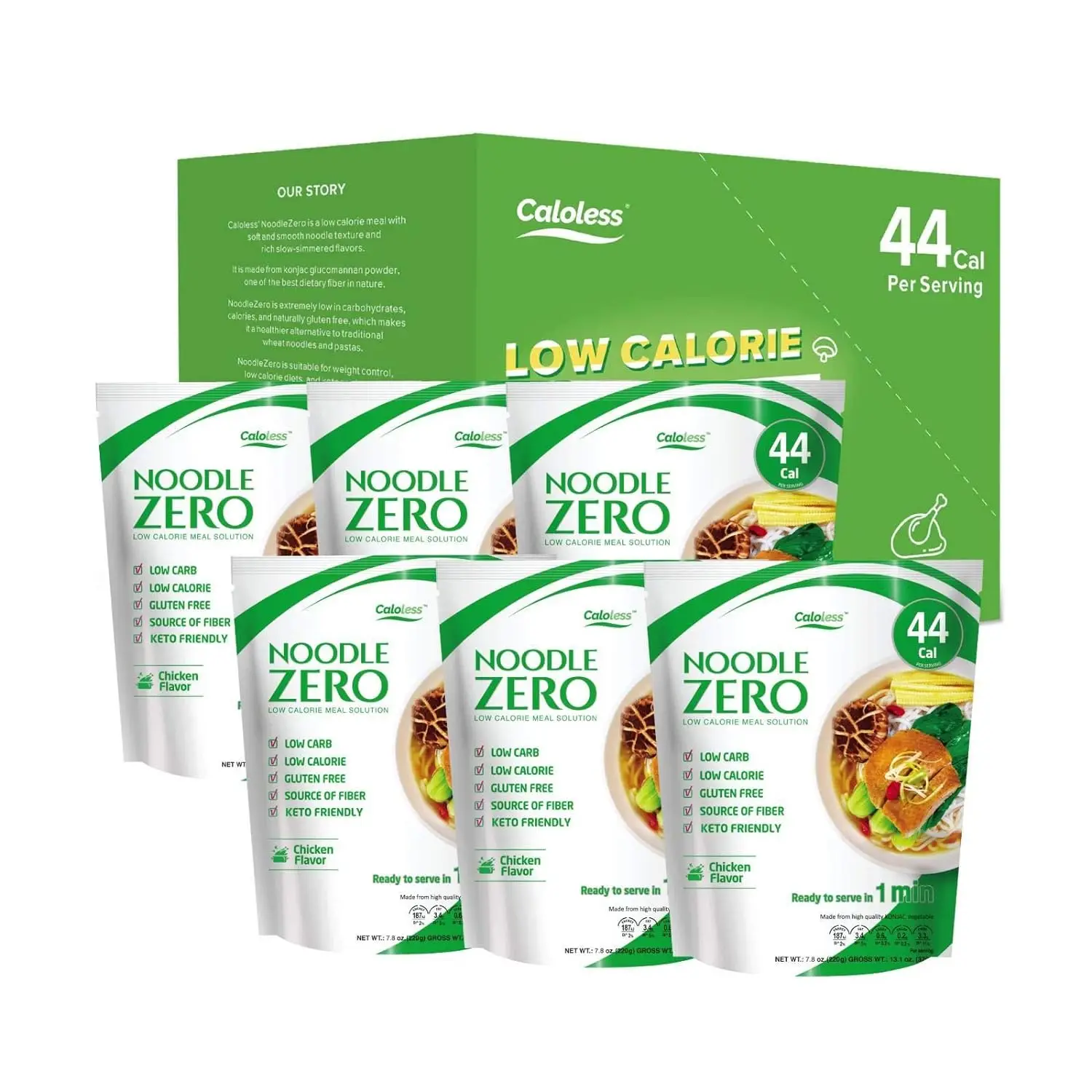 Healthy Keto Diet Food Instant Shirataki Organic Noodles Low Calories Instant Noodles Ready to Eat