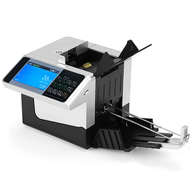portable Money Counting Machines Multi-currencies  Bill Counters faux billet euro counterfeit money detect USD/EURO/GBP/HKA/CNY