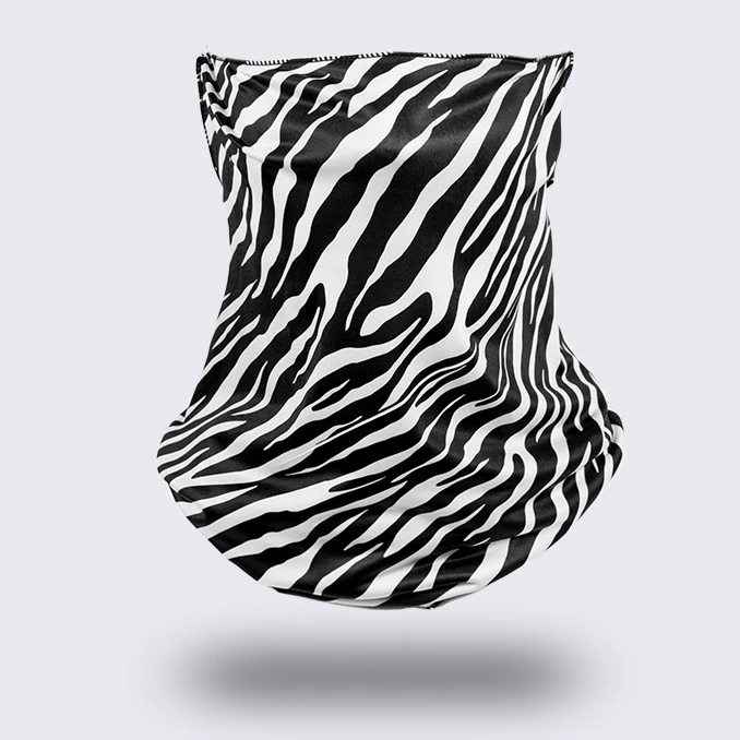 Wholesale Silk Cooling Breathable Neck Gaiter Bandana Cool Custom Face Mask For Man Seamless Neck Gaiter