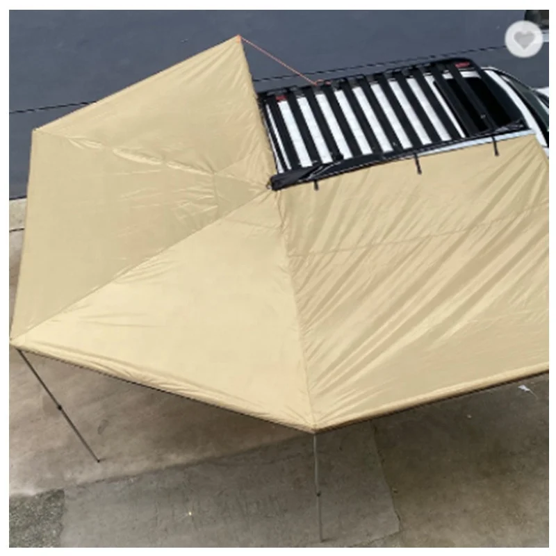 TOPLEADER AUTO PARTS Outdoor SUV  Car Roof Tent 270 degree  Awning Fan-shape Convenient roof tent