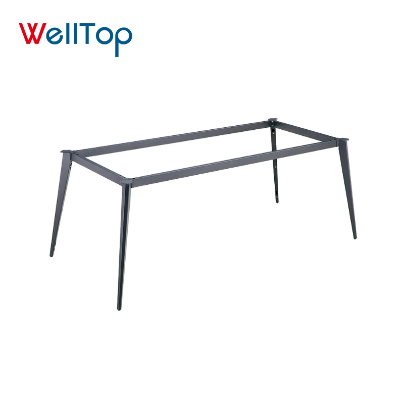 03 920 WELLTOP оптовая продажа промышленный стол для ресторана офисный металлический каркас офисные столы стальные ножки стола металлическая опора