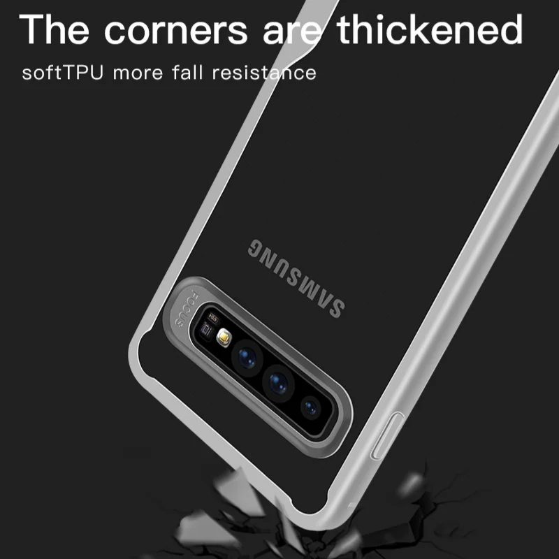 
Factory custom-made various brands of color transparent glass mobile phone shell, anti-fall 