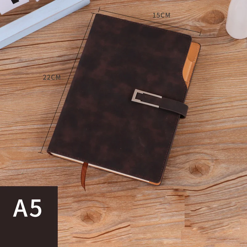 Hot Sale Business Office A5 Pu Leather Diary Journal Notebook