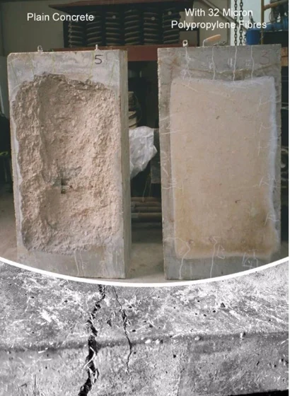 
12mm factory price polypropylene concrete pouring fiber 