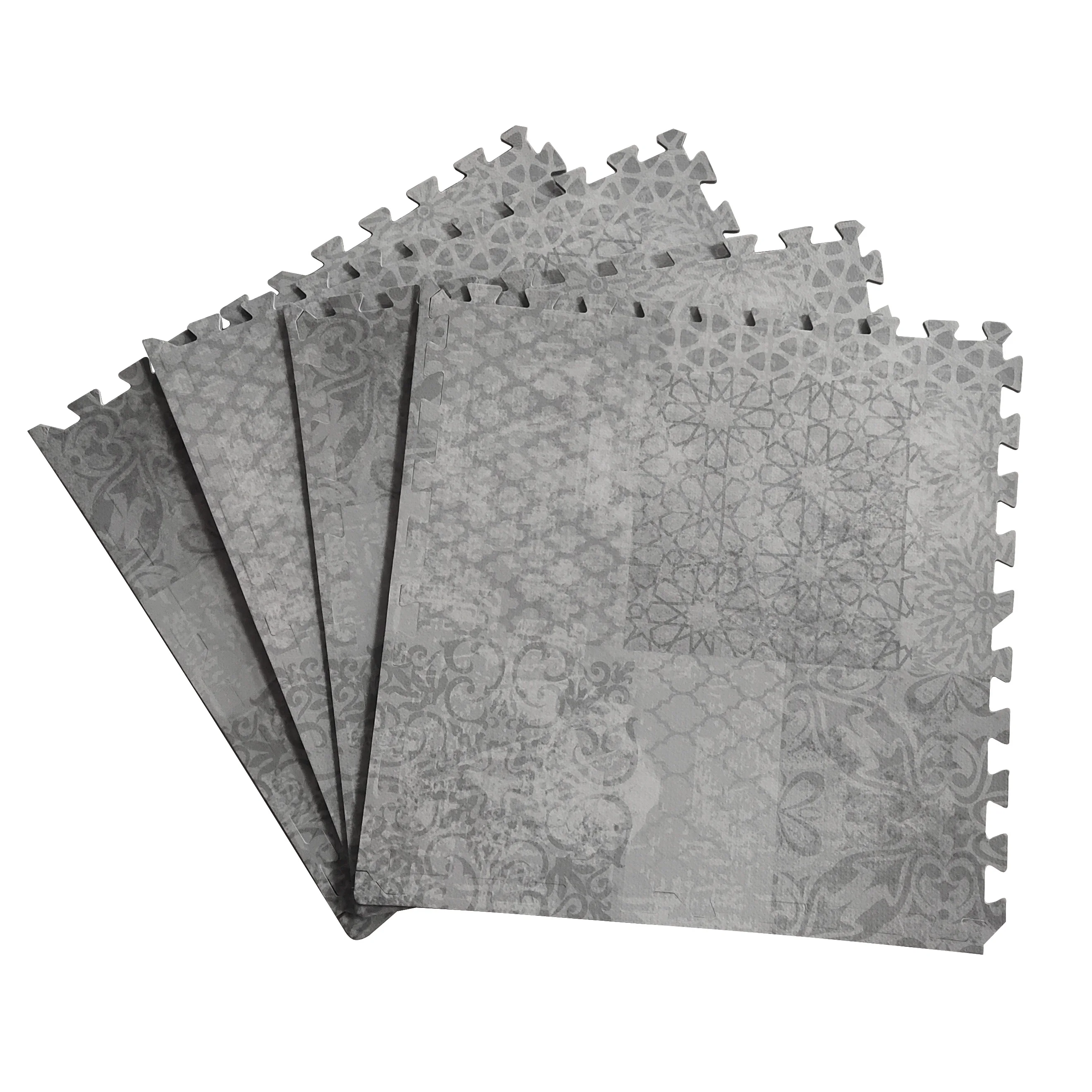 Eva Floor Printed Wood Foam Mats Non-slip Puzzle Carpets Tatami Custom Mats Playmat for Indoors