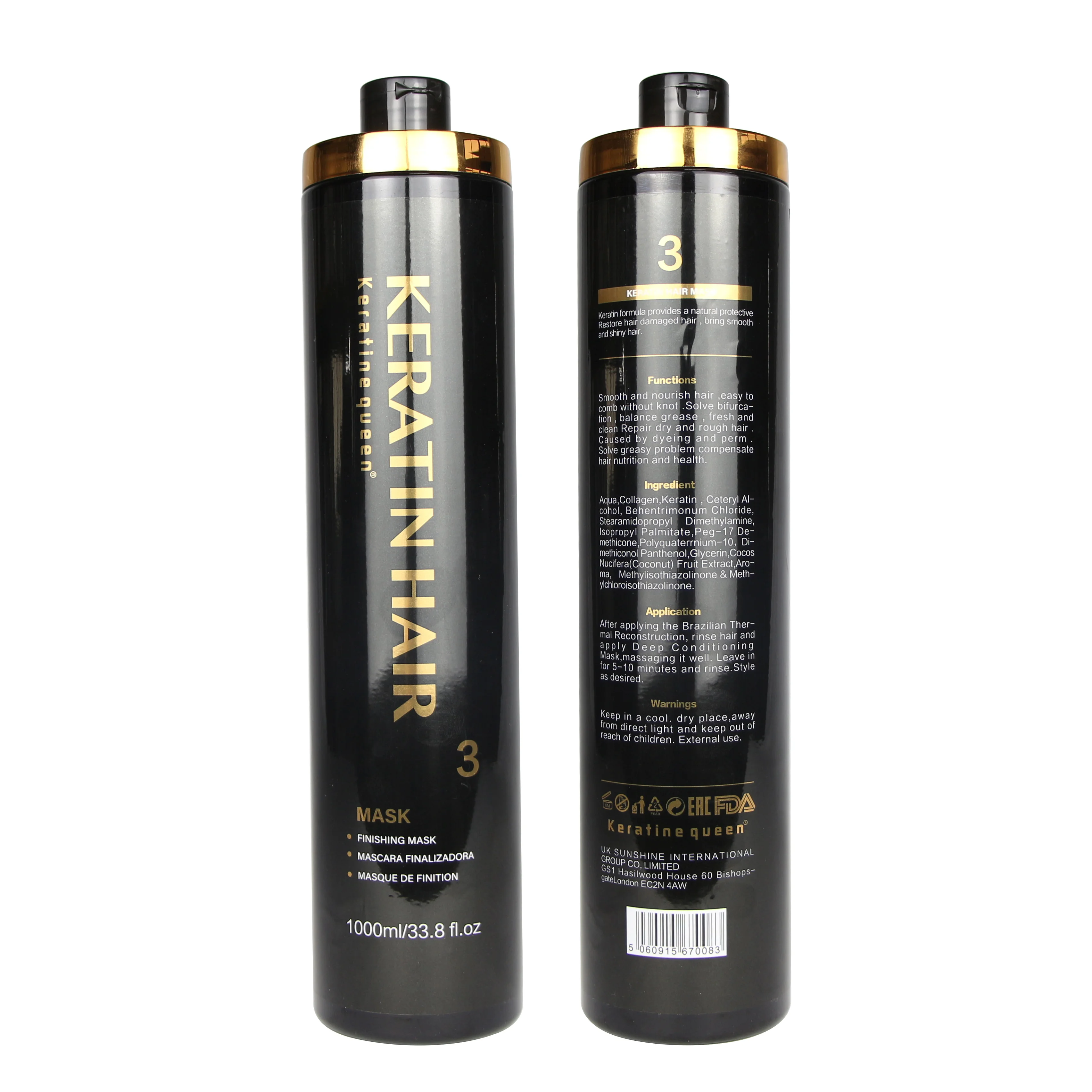 Good Quality Straightening  Keratin Queen Pure Keratin Professional Hair Treatment Brazilian