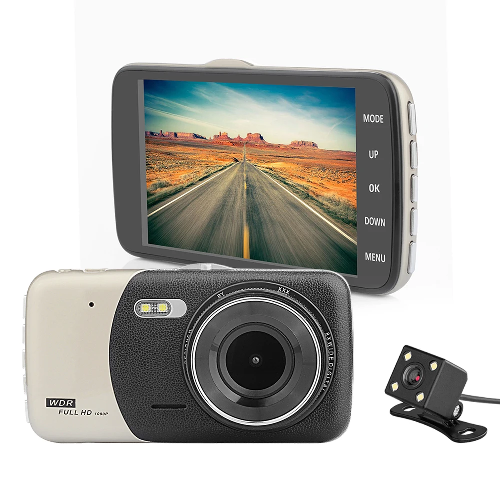 Hot Small Camera Dual 1080P Night Vision G Sensor Dash Cam Car Camera