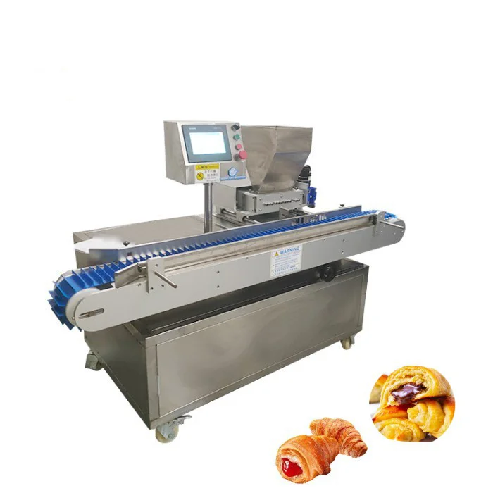 Bread cake cream injecting machine bread filling machine bread cream fill Egg Roll Stuffing wafer egg roll machine