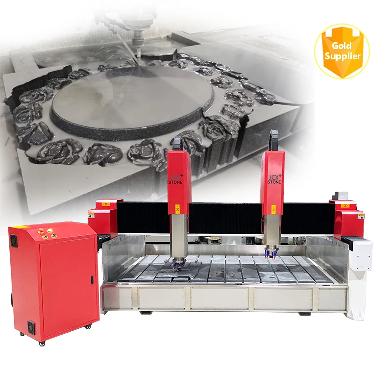 3 axis and 4 axis Tombstone Stone Carving 3d cnc router engraving and cutting machine for granite and marble