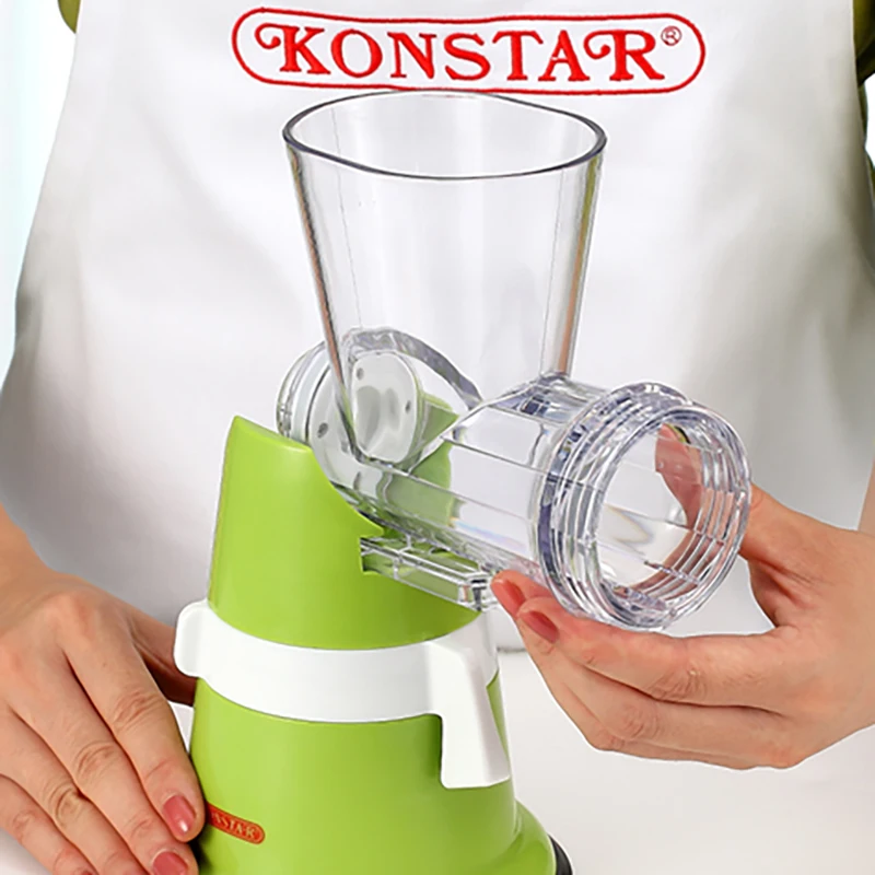 Innovative Design Plastic Suction Base Portable Manual Mincing Meat Grinder With Sausage Maker