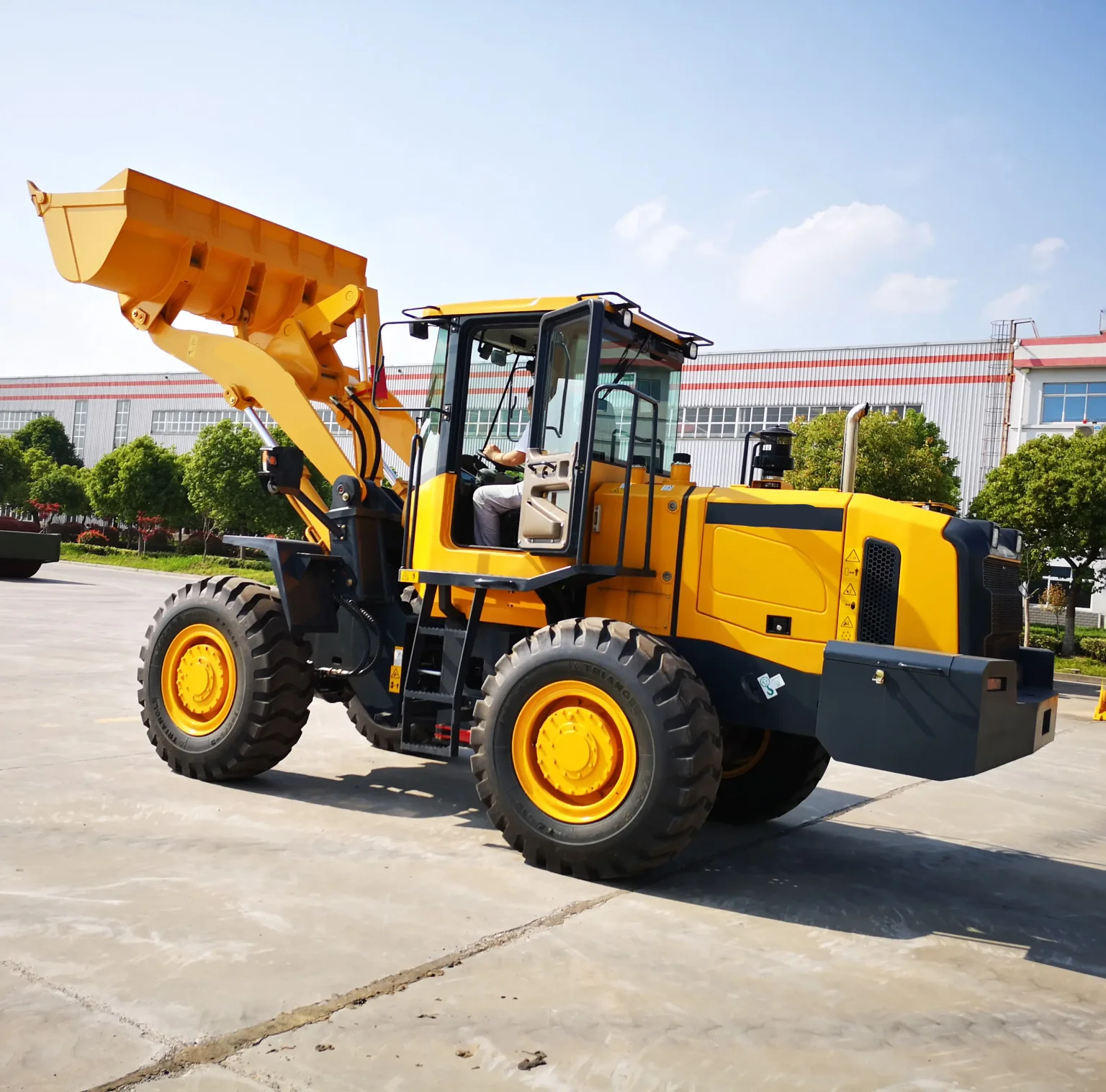 3 Ton Mini Wheel Loader Zl30h Front End Loader with Snow Blower