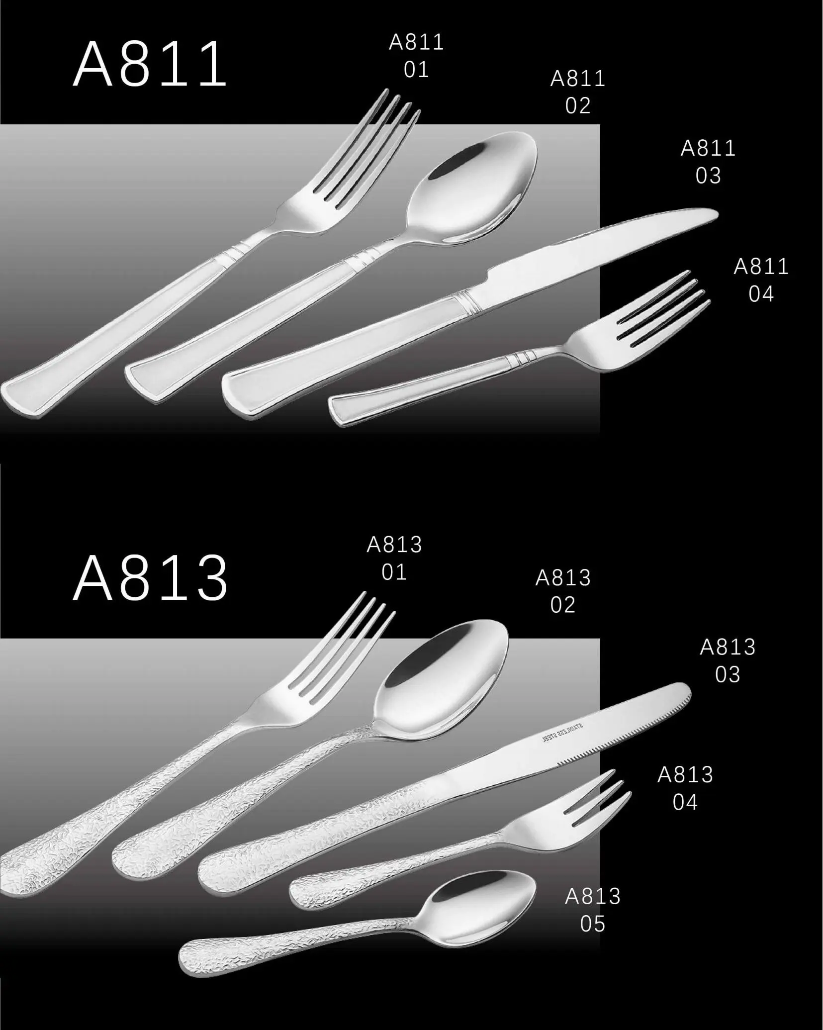 Top Quality Stainless Steel  Cutlery Plated Stainless Cutlery with Fork Knife and Spoon for Choose Cutlery for Hotel restaurant