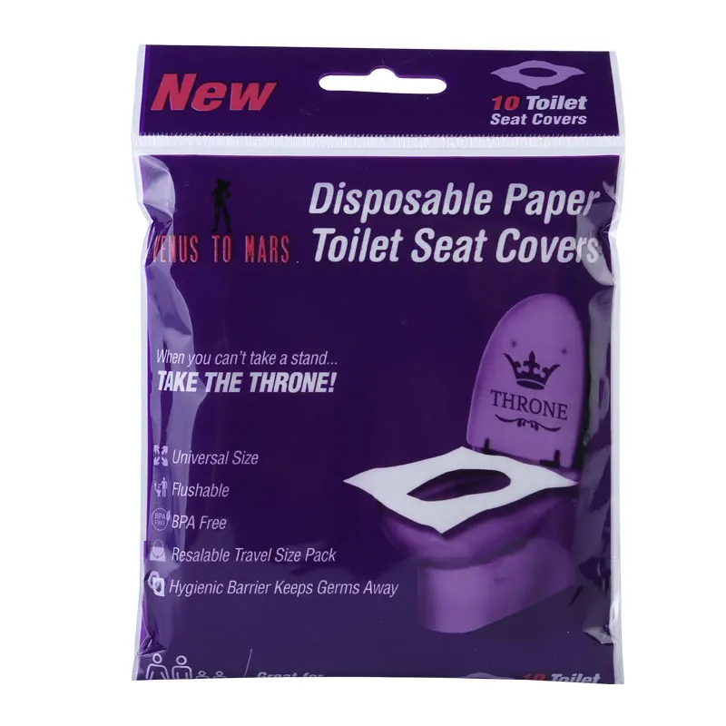 Portable Travel Pack Flushable WC Disposable Toilet Seat Paper Covers