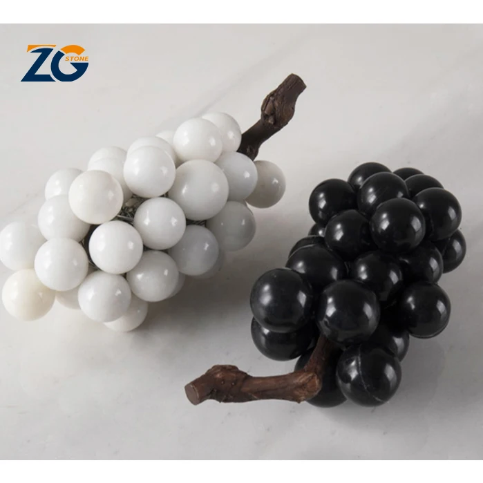 ZGSTONE Customized Home Decoration Accessories Interior Design Coffee Table Deco Marble Grapes
