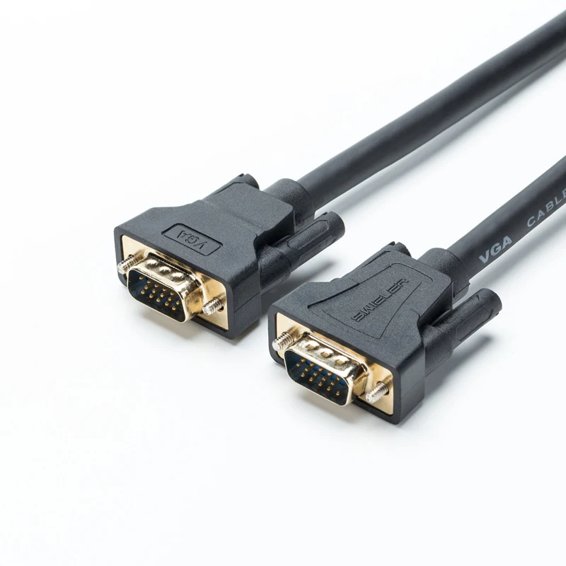 HD VIDEO 3+6 VGA Cable 15M 1920x1080P 2K 60Hz Factory Price Copper High Speed Data Cable Audio Video Data Computer Monitor Cable