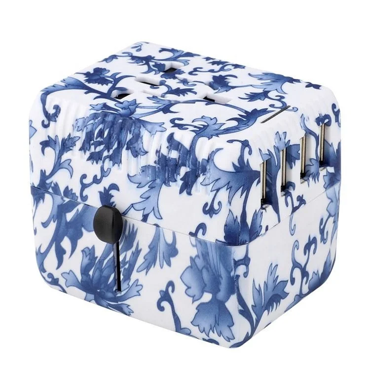
Electric gadgets custom logo adapter electronic products european adaptor portable travel gifts 