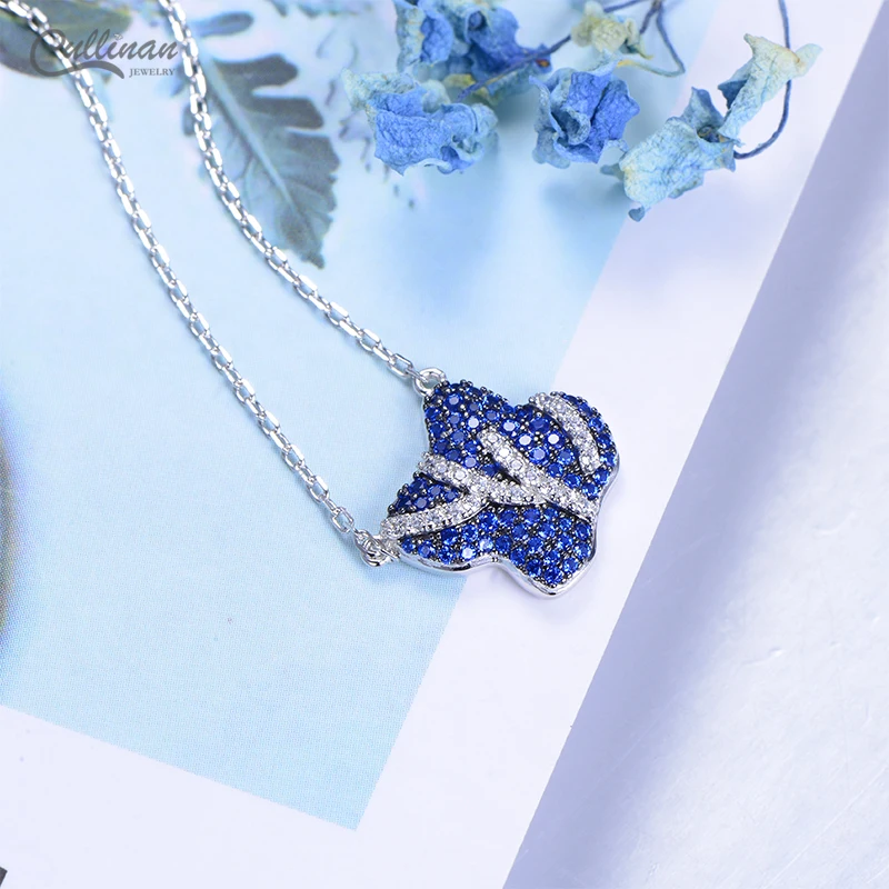 Bright Star In The Night Pendant Necklace Milky Way Jewelry Cubic Zirconia Shooting Star Meteor 925 Sterling Silver Choker