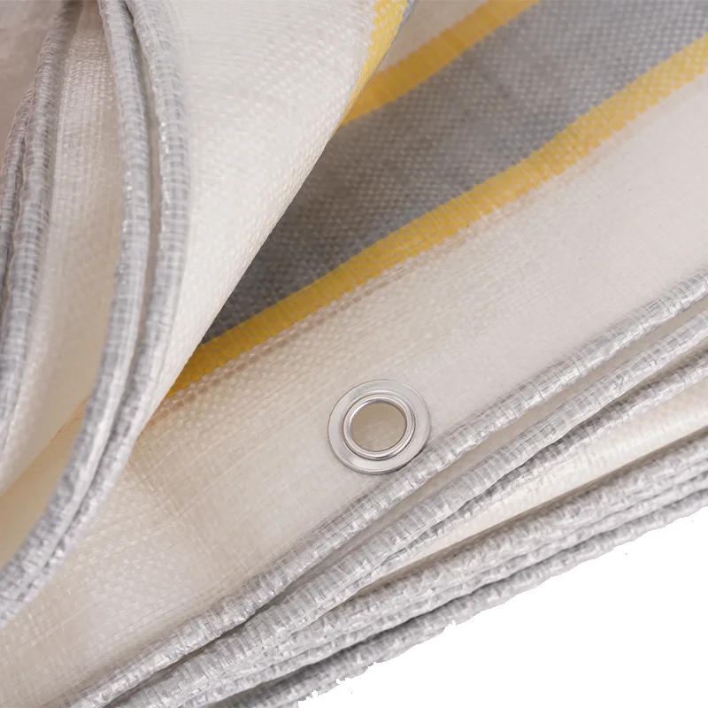 striped pe tarpaulin sheet ,sun resistant tarpaulin cover  PE tarpaulin stocklot from china factory