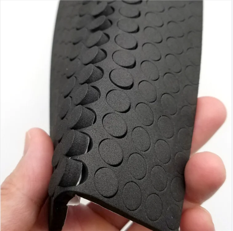 Customized Size EVA Foam Non-Skid Cutting Self-Adhesive Backed Bumper Silicone Rubber Pad